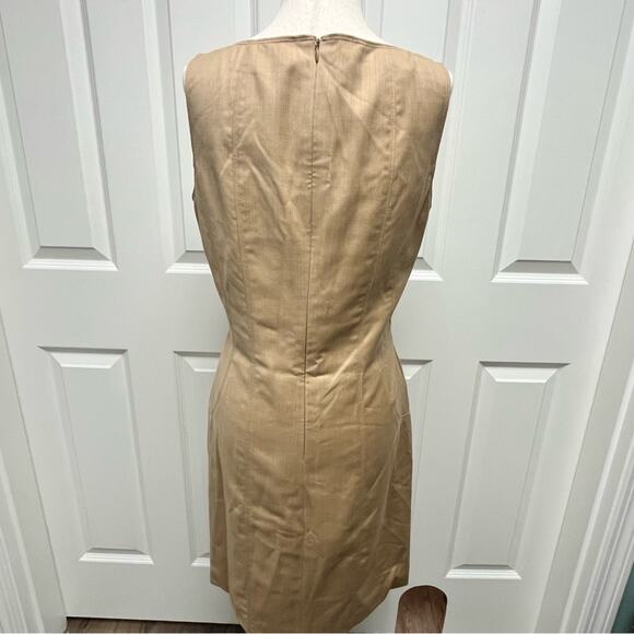 Badgley Mischka Wool Dress Academia Minimalist Quiet Luxury Women's Size 6 - Picture 6 of 9